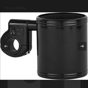 Kruzer Kaddy Clamp Mount Black Powder Coated Cup Holder NWT